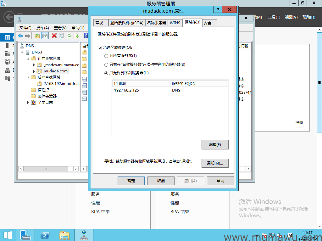 图片[10]-第二个树域安装好后的DNS相关设置-木马屋