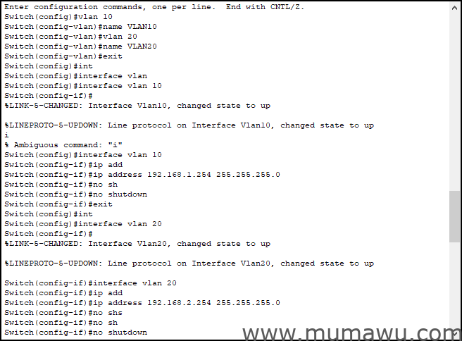 图片[6]-三层交换机不同网段下的vlan划分和删除-木马屋